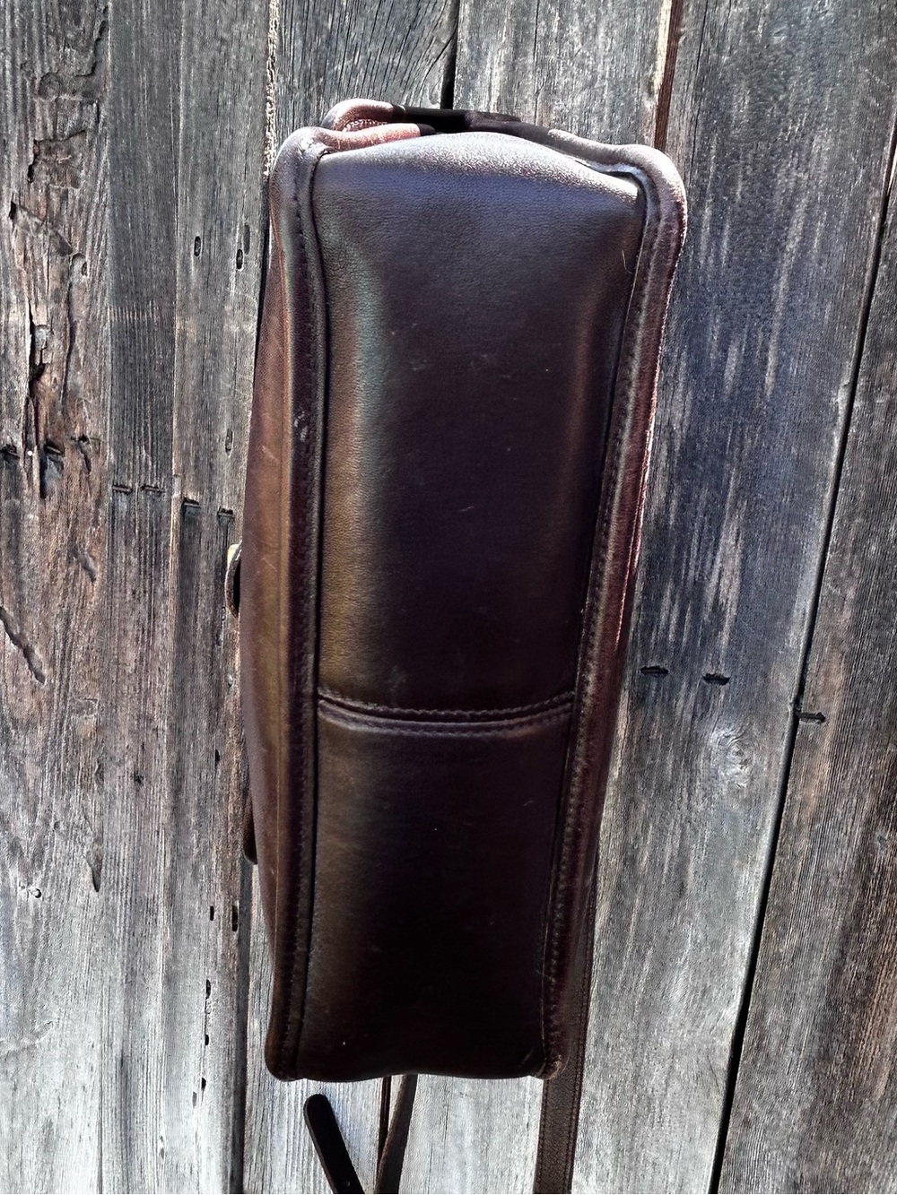 Coach Vintage Willis Bag 9927 Leather Mahogany Brown - Picture 13 of 16
